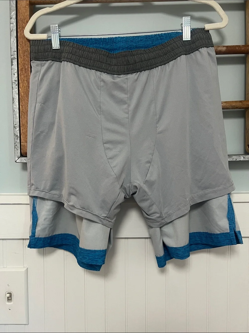 Hurley men’s static volley swim shorts large blue